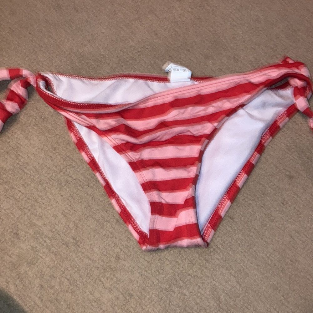 Pink and red bikini bottoms